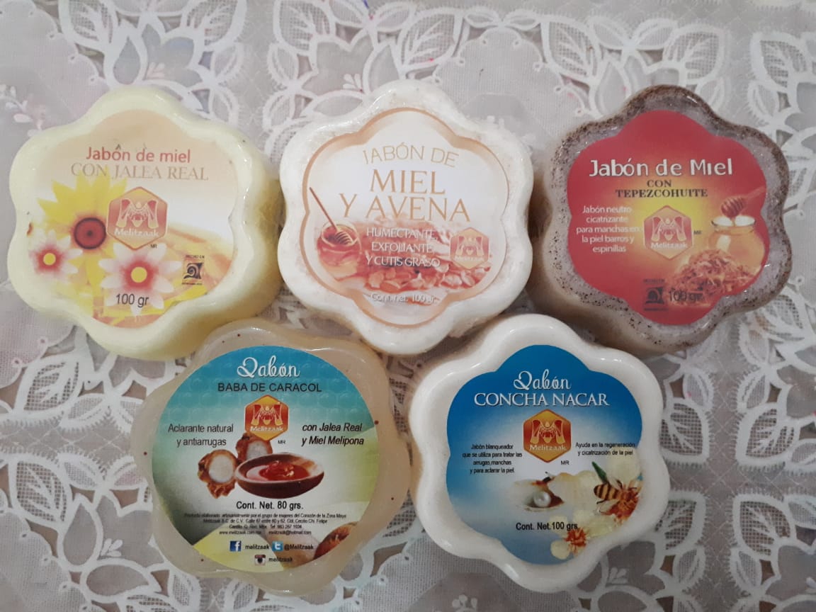 CHAMPO, JABONES Y CREMAS CON MIEL MAYA (Miel de abeja Melipona) image
